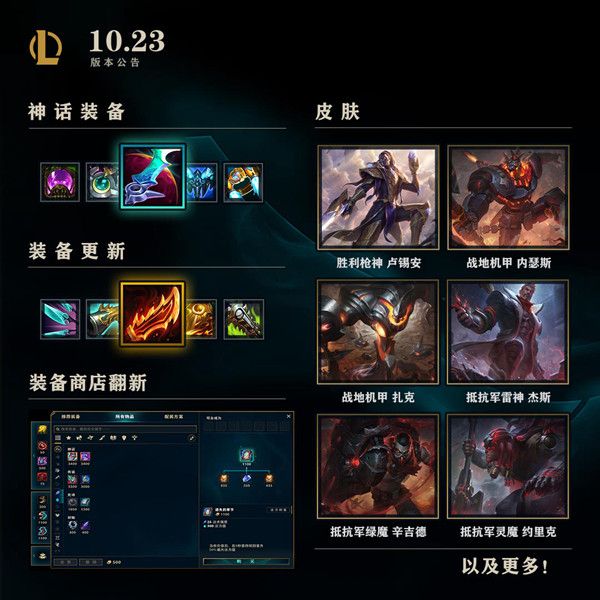 LOL10.23版本更新了哪些内容 英雄联盟手游11月12日更新维护公告