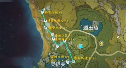 原神锄大地攻略 锄大地最佳打怪路线说明