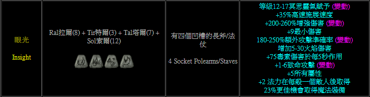 暗黑破坏神2初期实用符文组 暗黑2重置版初期实用符文之语