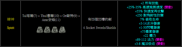 暗黑破坏神2初期实用符文组 暗黑2重置版初期实用符文之语