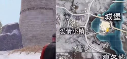 和平精英：雪地苟分点