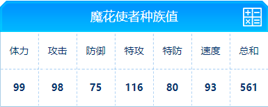 赛尔号 魔花使者的种族值与技能解析