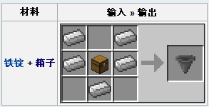 我的世界漏斗怎么做？