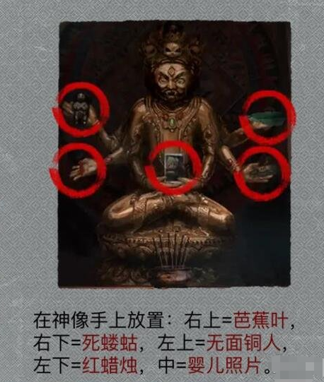 纸嫁衣第二章佛像怎么摆-纸嫁衣第二章佛像攻略