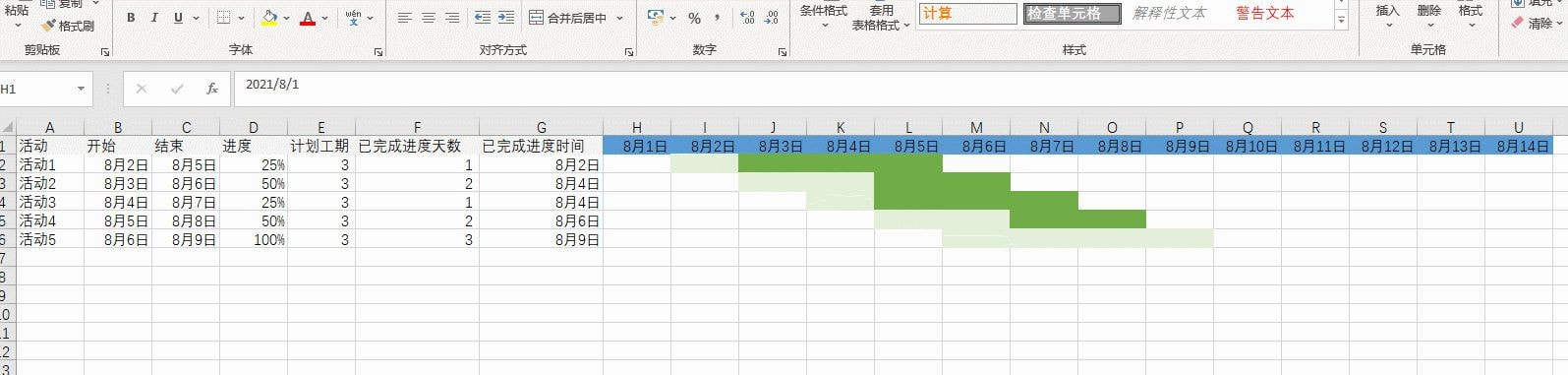 甘特图怎么画 甘特图详细制作教程