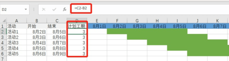 甘特图怎么画 甘特图详细制作教程