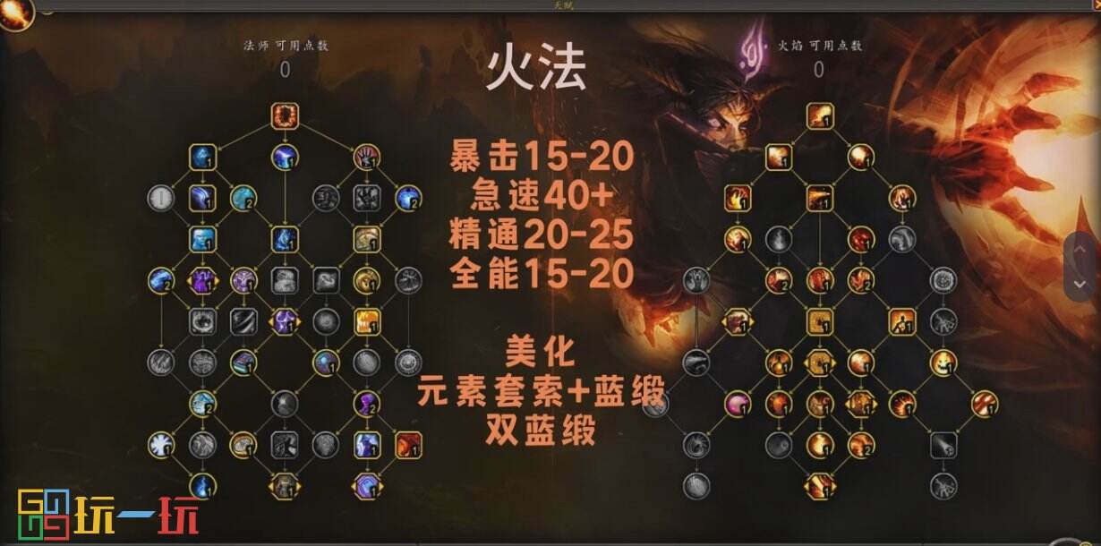 魔兽世界正式服火法天赋加点 魔兽世界s4赛季火法攻略